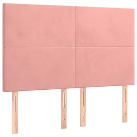 vidaXL Boxspringbett 140 x 200 cm Rosa