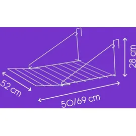 Metaltex Balkonwäschetrockner Breda 5,5 m Weiß