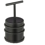 Relaxdays Türstopper Schwarz 7 cm
