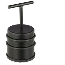 Relaxdays Türstopper Schwarz 7 cm