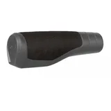 Herrmans Lenkergriffe Line 124/90mm, Fahrradgriffe, schwarz/grau, Ø 22mm