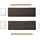 KESPER Sushi-Set grau Schiefer B/L: ca. 10x30 cm