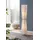 SalesFever Leon 120 cm Edelstahl Plissee weiß