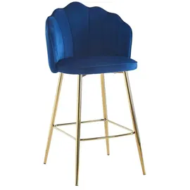 SalesFever Arielle Barhocker 52 x 100 cm Dunkelblau