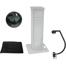 Eurolite Spiegelkugel 30cm Schwarz mit Stage Stand