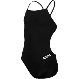 Arena TEAM SWIMSUIT CHALLENGE Solid Black/White 164