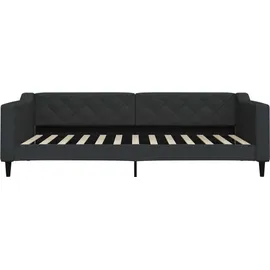 vidaXL Tagesbett 100 x 200 cm Schwarz