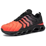 LARNMERN Sicherheitsschuhe Arbeitsschuhe Damen Anti-Smashing Dämpfung Mode Stahlkappe Arbeitsturnschuhe Komfort Leicht(Kirsch Rot,41EU) - 41 EU