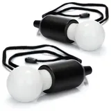 COM-FOUR LED Hängelampe Batterie 1 m Schwarz