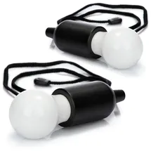 COM-FOUR LED Hängelampe Batterie 1 m Schwarz