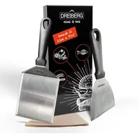 Dreiberg DREIBERG® XXL Grillspachtel Set inkl. 20 Stk. Burgerpapier