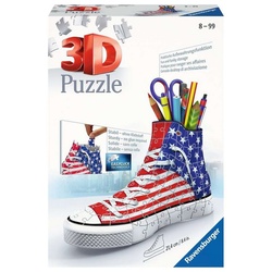 Ravensburger 3D-Puzzle 108 Teile Ravensburger 3D Puzzle Sneaker American Style 12549, 108 Puzzleteile