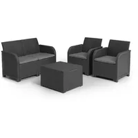 Les tendances - Keter Lounge Sitzgruppe Rosalie Terrassenset Balkonset