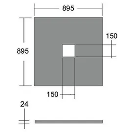 Brumberg Leuchten Akustikpaneel Q895mm 85130442