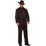 Underwraps 20er Jahre Al Capone Kostüm - Halloween Karneval (XXL)
