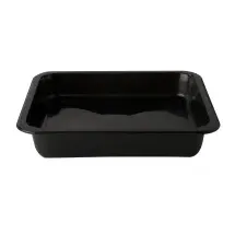 Papstar Starpak Mikrowellenschalen PP ungeteilt 1330 ml schwarz