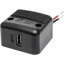 ProCar Aufbau-Power USB-C/A Doppelsteckdose PD/QC max 30 W 12 V, 24 V