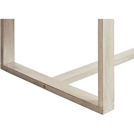 Beliani Azzanello Gartentisch 230 x 100 x 75 cm Hellbraun