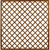 Andrewex Rankgitter Nancy 180 x 180 cm Braun