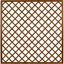 Andrewex Rankgitter Nancy 180 x 180 cm Braun