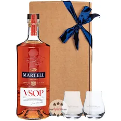 Martell VSOP Cognac Geschenkset mit 2 Gläsern