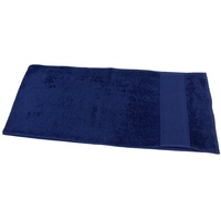 Sensepura Sporthandtuch Sporttuch, Schweißtuch Frottee marineblau, Frottee (1-St), saugfähig und schnell trocknend blau