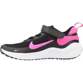 Nike Revolution 7 Sneaker mit Klettverschluss Kinder 002 black/hyper pink-white 29.5