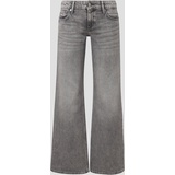 QS Bootcut-Jeans, Gr. 38 - Länge 32, grey/black, / 58128963-38 Länge 32
