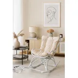 moebel-direkt-online Schaukelsessel Cordula weiß