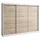 A&J MöbelLand Schiebetürenschrank MERI 200 x 215 x 59,5 cm Braun