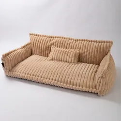 Haustiersofa 'Chaffar' - Karamell - XXL (140cm)
