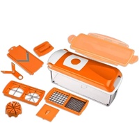 Genius - Nicer Dicer plus Gemüseschneider Multischneider orange 10-tlg. 33616