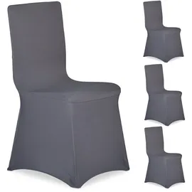 Relaxdays Stuhlhussen, 4er Set,