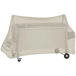 Grill-Schutzhülle TEPRO "Universal", beige, B:209cm H:76cm L:69cm, Polyester, Planen, für Spanferkel-, Lamm- und Hähnchengrill