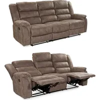 Luma-home schönes für dein zuhause 3-SITZER-RELAXSOFA 212/93/103 cm Federkern,