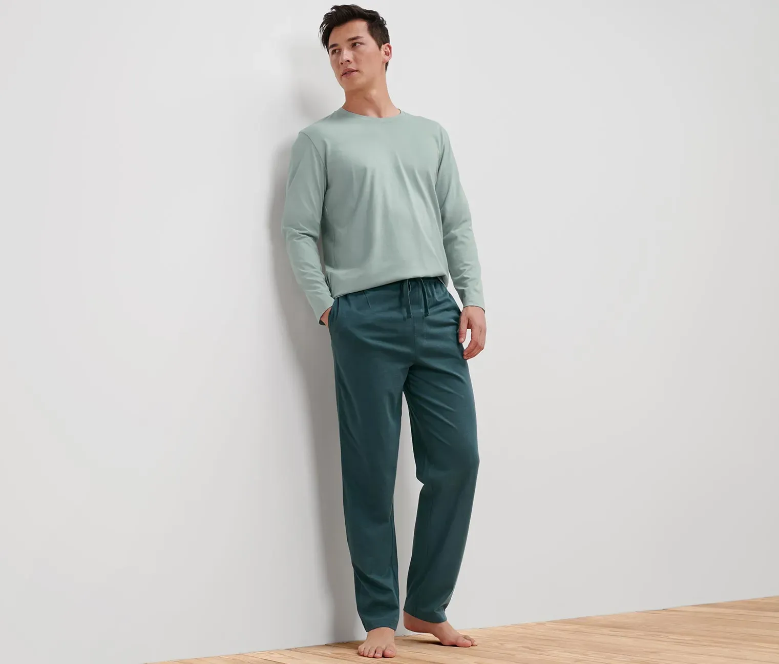 Tchibo - Herren-Pyjama - Herren - Gr. XL - petrol