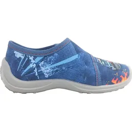 Fischer Hausschuh Blau 25