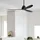 LUCCI AIR Whitehaven 142 cm Deckenventilator Schwarz