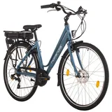 Hollandia E-Citybike Damen 28'' Optima Basic Blau 7 Gänge