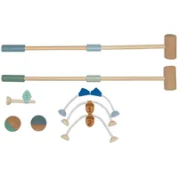 korko Mini Mallets Nachhaltiges Krocket-Set für Outdoor-Spaß und Geschicklichkeitsentwicklung