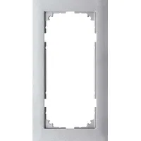 Merten MEG4025-3660 M-Pure-Rahmen, 2fach ohne Mittelsteg, aluminium