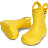 Crocs Handle It Rain Boot K, Unisex-Kinder Gummistiefel Gelb (Yellow Gr.27/28