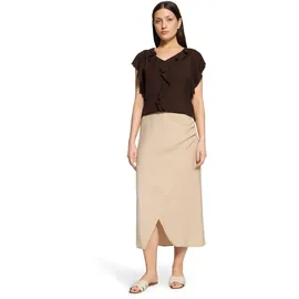 Cartoon Wickelrock Damen Beige 38