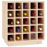 vidaXL Weinregal 55,5x34x61 cm Massivholz Kiefer