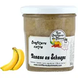 Les Confitures du Climont Bananen & Schnaps Konfitüre extra 350g – Handwerkliche Qualität