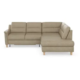 sit&more Ecksofa »Farö L-Form« inklusive Federkern, wahlweise mit Bettfunktion und Bettkasten