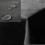 JEMIDI Tischdecke Ø 220 cm Grau