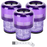Artraise 3er-pack Ersatzfilter für Dyson V11 V15 Sv14 Sv22 Absolute Animal Detect Cyclone Extra Pro Torque Drive Akku Staubsauger Dy-970013-02 & 97001302