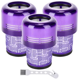 Artraise 3er-pack Ersatzfilter für Dyson V11 V15 Sv14 Sv22 Absolute Animal Detect Cyclone Extra Pro Torque Drive Akku Staubsauger Dy-970013-02 & 97001302