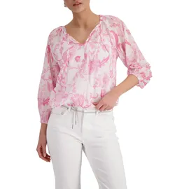 Monari Langarmbluse mit Blumenmuster Rosa 38